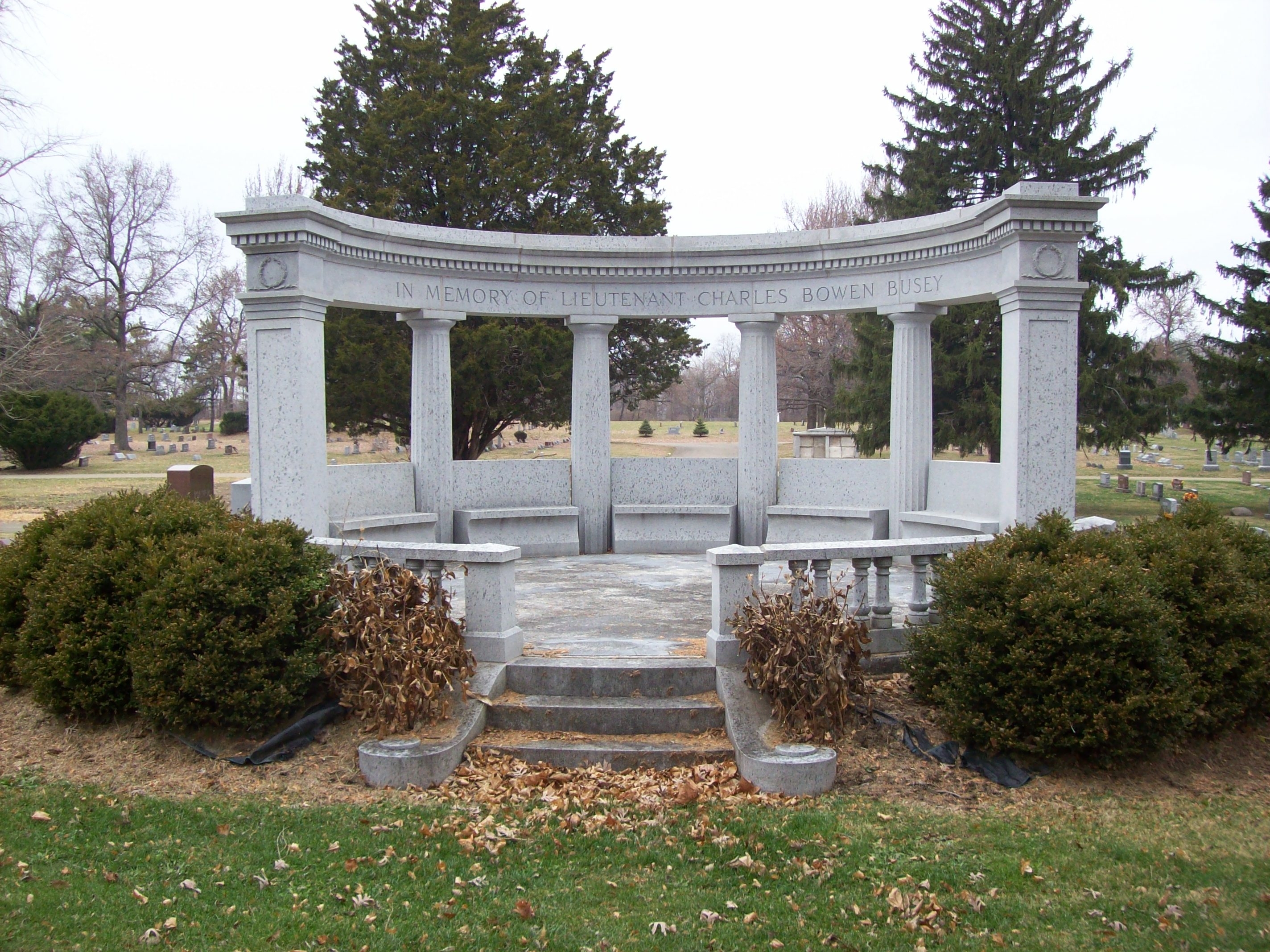 Zoom on the image : Charles Bowen Busey Memorial